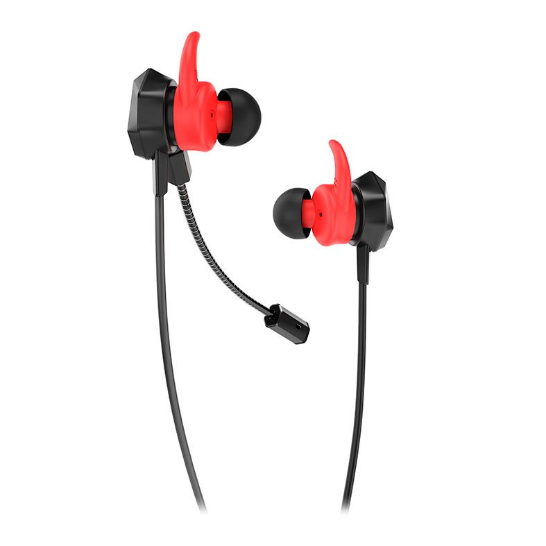 Fone de Ouvido Intra Auricular Redragon Bomber Elite, Preto e Vermelho, E300