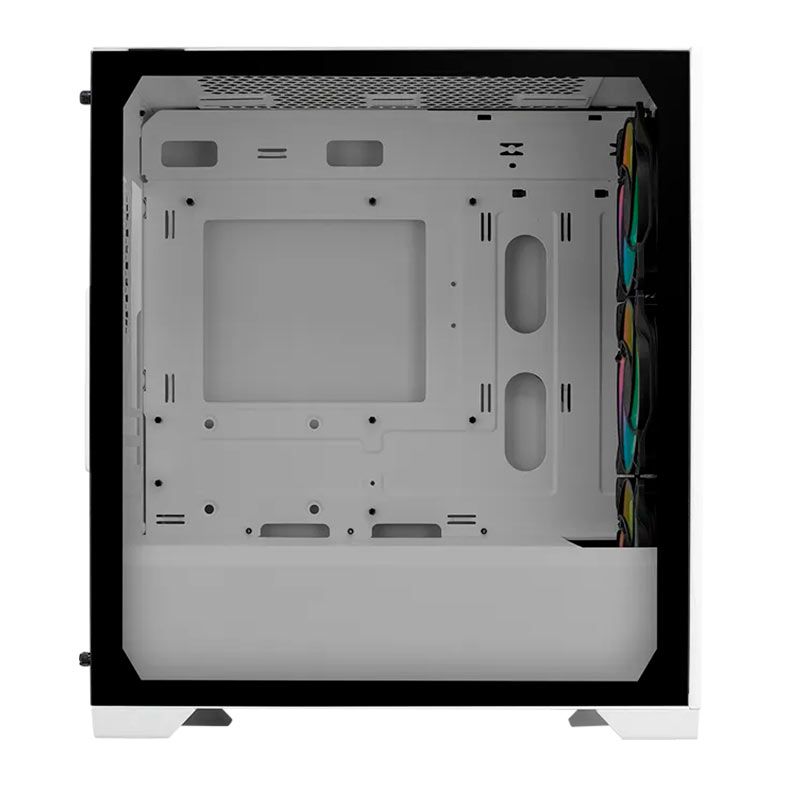 Gabinete Gamer Cooler Master Elite 301 White, Mini-Tower, Lateral de Vidro, Com 3 Fans, E301-WGNN-S00
