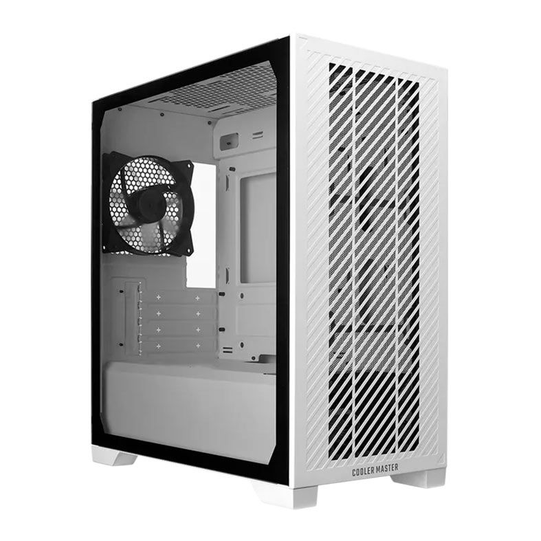 Gabinete Gamer Cooler Master Elite 301 White Lite, Mini-Tower, Lateral de Vidro, E301L-WGNN-S00