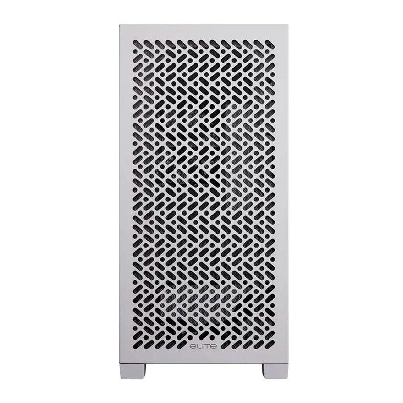 Gabinete Gamer Cooler Master Elite 302, ARGB, Vidro Temperado, Mini Tower, mATX, Com 3 Fans, Branco, E302-WGNN-SAZ
