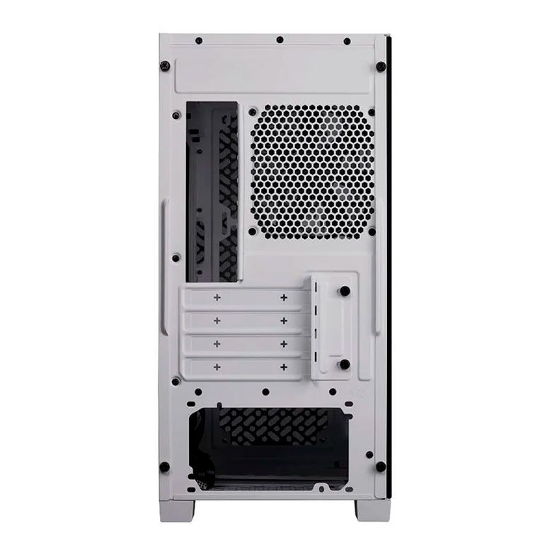 Gabinete Gamer Cooler Master Elite 302, ARGB, Vidro Temperado, Mini Tower, mATX, Com 3 Fans, Branco, E302-WGNN-SAZ