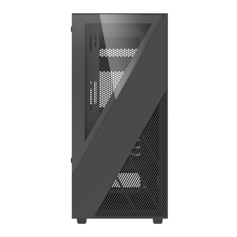 Gabinete Gamer Aigo Darkflash E330M, Mid-Tower, Lateral de Vidro, Preto, E330M-BK