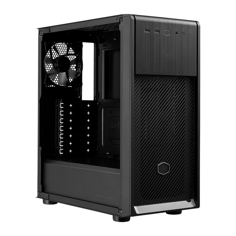 Gabinete Gamer Cooler Master Elite 500, Mid-Tower, Lateral Vidro, Com 1 Fan, Preto, E500-KGNN-S00