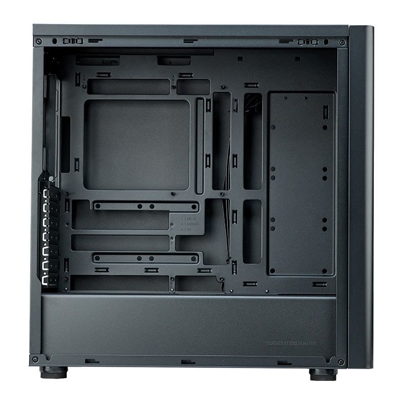 Gabinete Gamer Cooler Master Elite 502, ARGB, Vidro Temperado, Mid Tower, ATX, Com 3 Fans, Preto, E502-KGNN-SAZ