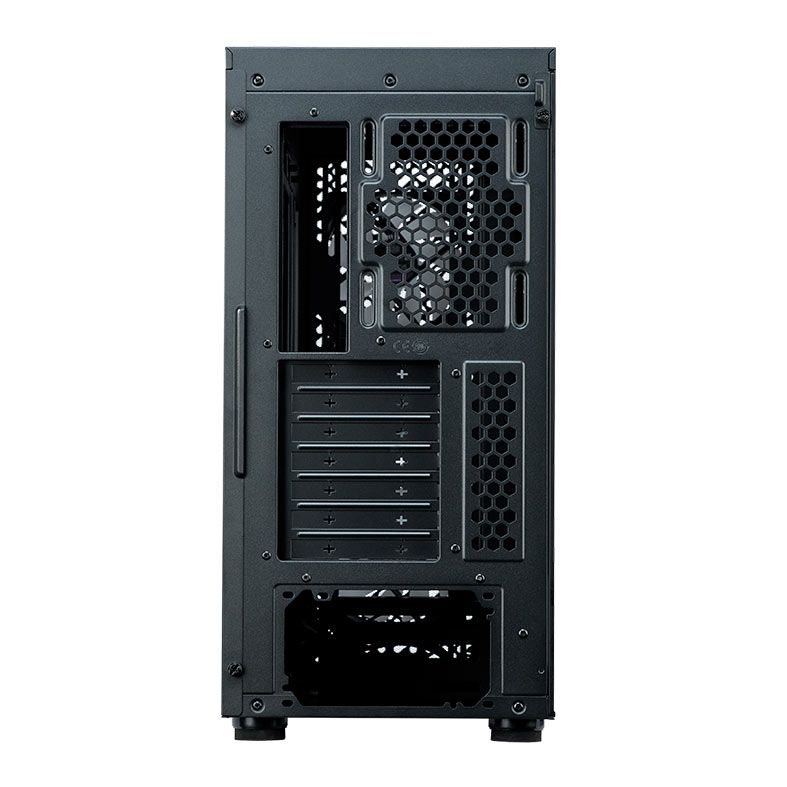 Gabinete Gamer Cooler Master Elite 502, ARGB, Vidro Temperado, Mid Tower, ATX, Com 3 Fans, Preto, E502-KGNN-SAZ