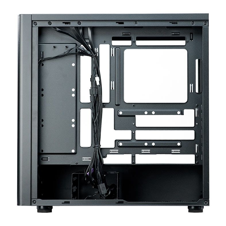Gabinete Gamer Cooler Master Elite 502, ARGB, Vidro Temperado, Mid Tower, ATX, Com 3 Fans, Preto, E502-KGNN-SAZ