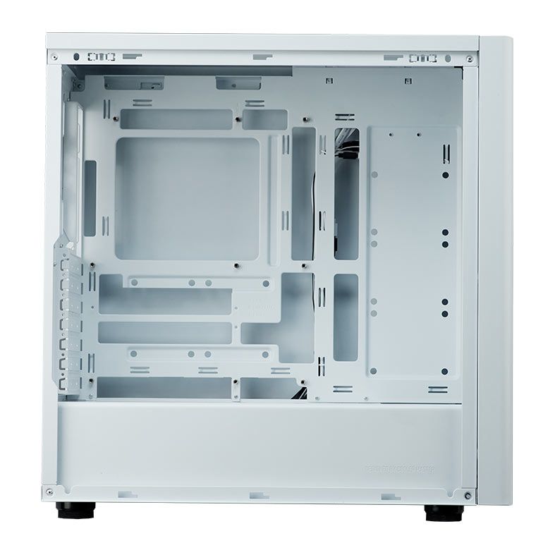 Gabinete Gamer Cooler Master Elite 502, ARGB, Vidro Temperado, Mid Tower, ATX, Com 3 Fans, Branco, E502-WGNN-S00