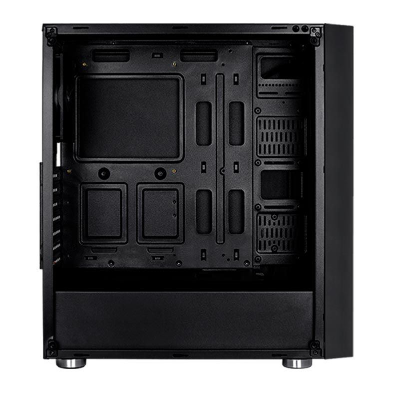 Gabinete AeroCool Quartz REVO RGB Mid Tower Lateral Vidro Temp Preto, EAN53097