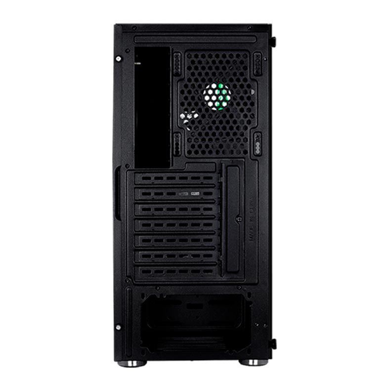 Gabinete AeroCool Quartz REVO RGB Mid Tower Lateral Vidro Temp Preto, EAN53097