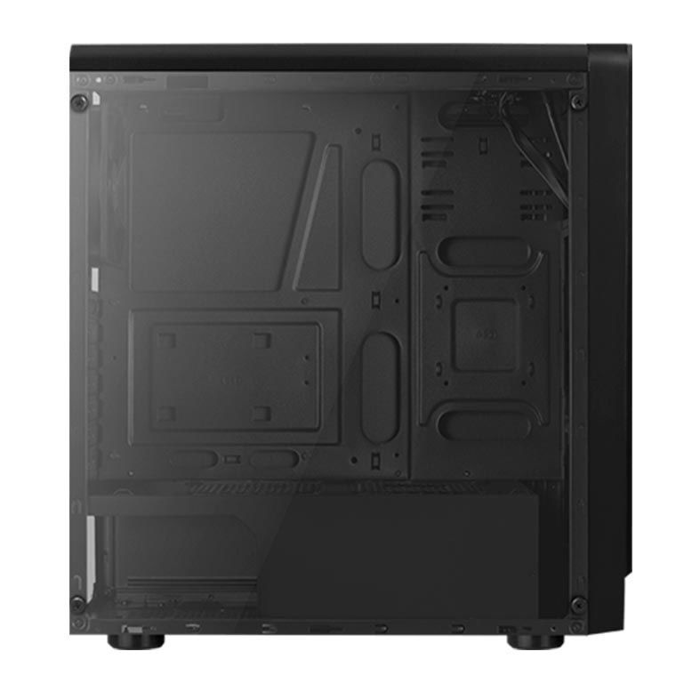 Gabinete AeroCool RIFT RGB Mid Tower Lateral Acrílico Preto, EAN53134
