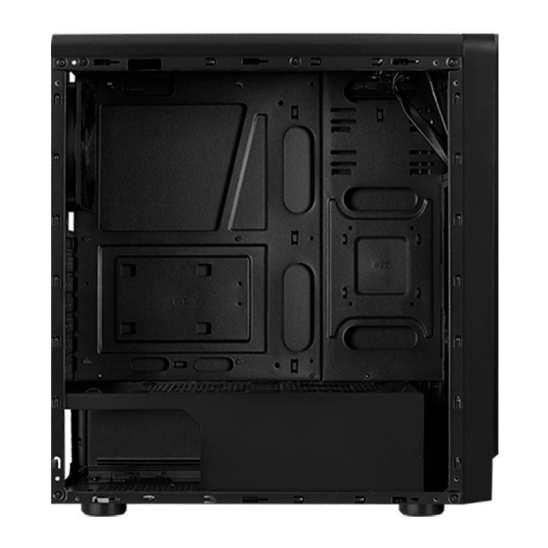 Gabinete AeroCool RIFT RGB Mid Tower Lateral Acrílico Preto, EAN53134