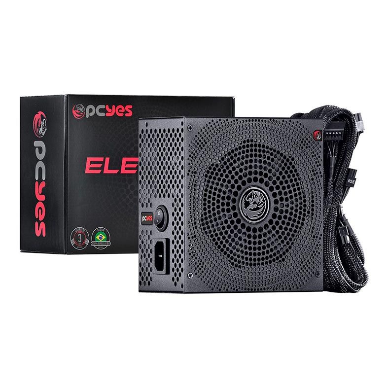 Fonte Pcyes Electro 750W V2, 80Plus Bronze, ELECV2PTO750W