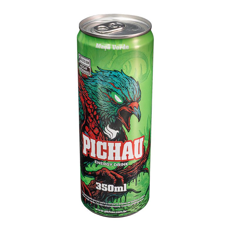 Cadeira Gamer TGT Heron M, Preto + Energetico Pichau Maca Verde