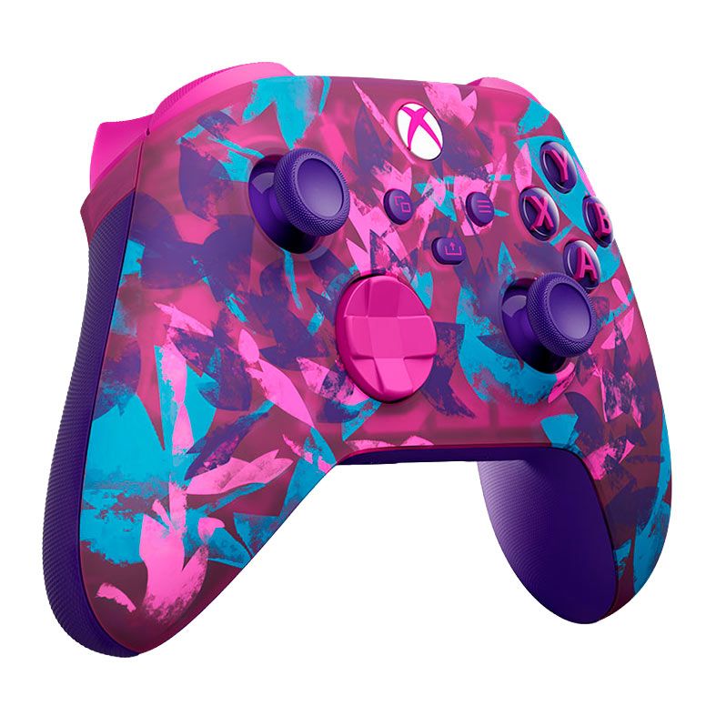 Controle Microsoft Xbox Heart Breaker Special Edition, Wireless, Roxo e Azul, EP2-40654