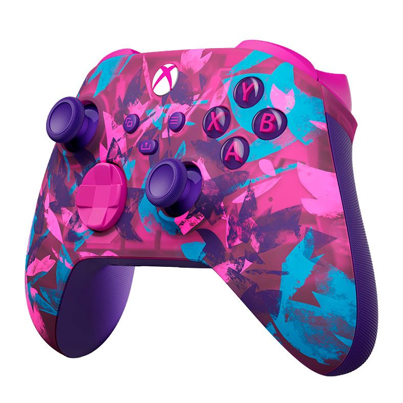 Controle Microsoft Xbox Heart Breaker Special Edition, Wireless, Roxo e Azul, EP2-40654