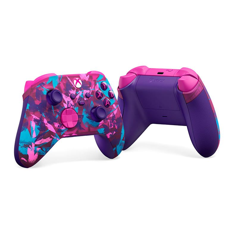 Controle Microsoft Xbox Heart Breaker Special Edition, Wireless, Roxo e Azul, EP2-40654