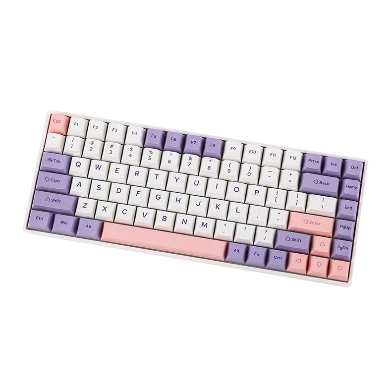 Teclado Mecanico Epomaker EP84 Plus, ARGB, Switch Flamingo, Lilac, EP84PLUS-LL-FLG