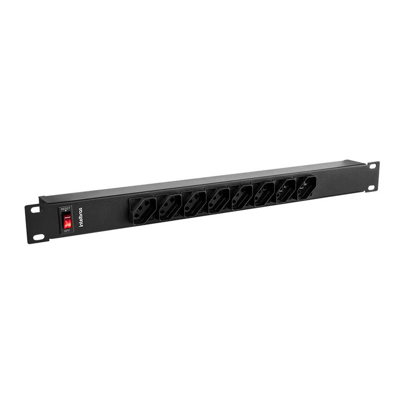 Filtro de Linha Intelbras EPR 208, 8 Tomadas, 1m, Preto, EPR-208