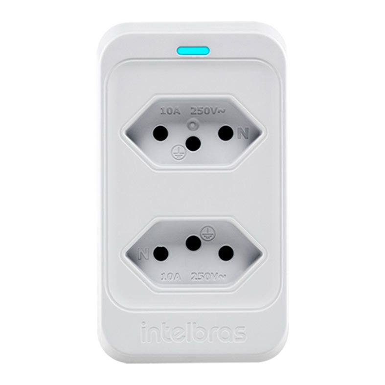 Protetor Intelbras EPS 302, 10A, Branco, EPS-302-WH
