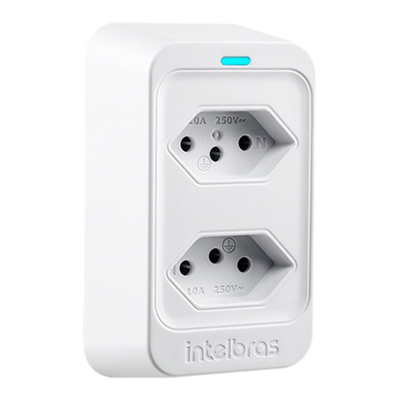 Protetor Intelbras EPS 302, 10A, Branco, EPS-302-WH
