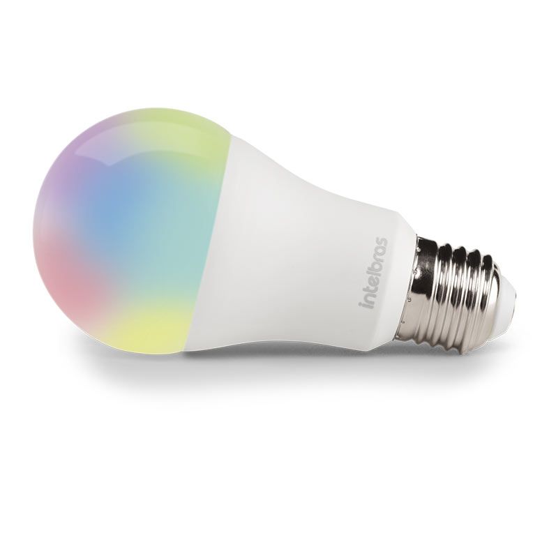 Lampada Smart Intelbras, RGB, 9W, Wifi, Bivolt, EWS 409