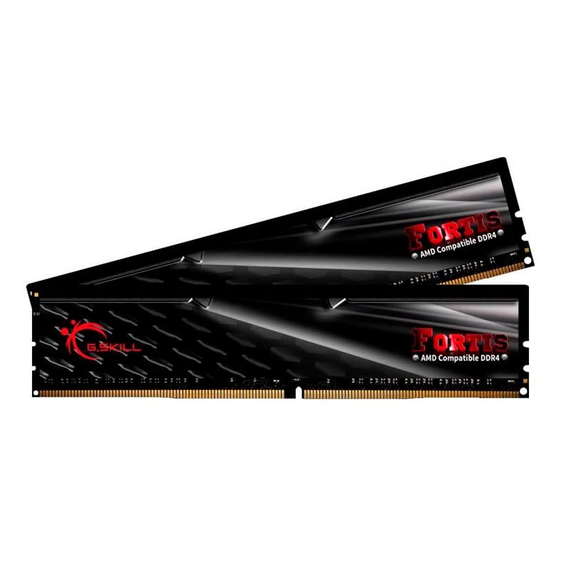 Memoria G.Skill Fortis AMD 16GB (2x8) DDR4 2400MHz Preta, F4-2400C15D-16GFT