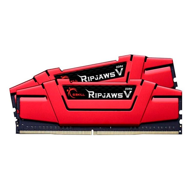Memoria G.Skill RipJaws V 16GB (2x8) DDR4 3000Mhz Vermelho, F4-3000C16D-16GVRB