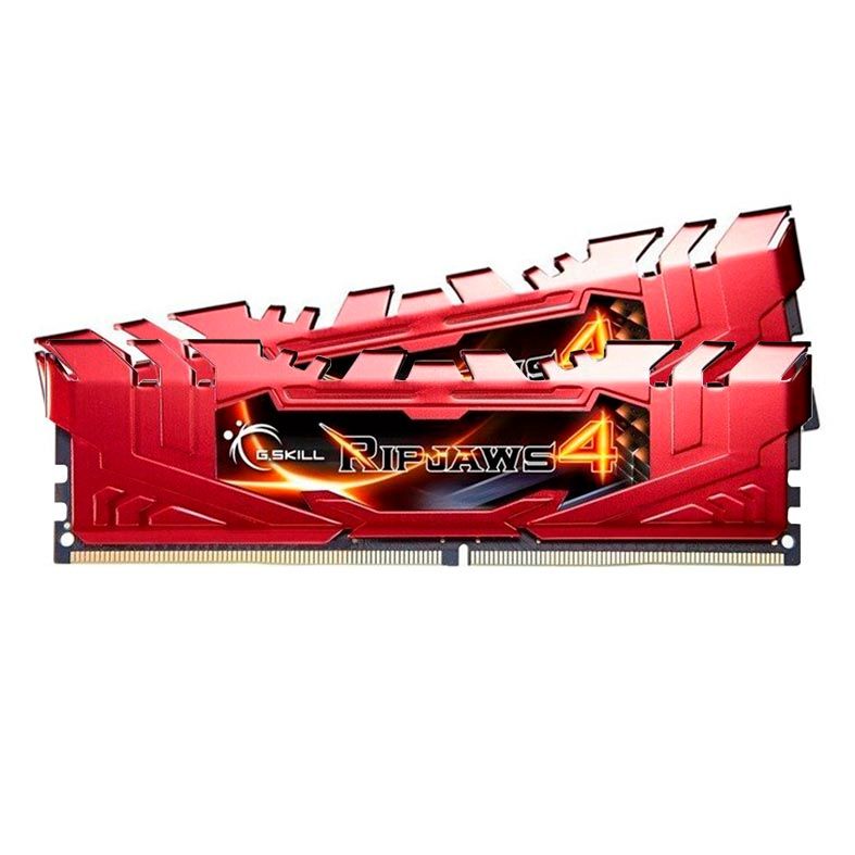 Memoria G.Skill Ripjaws 4 16GB (2x8) DDR4 2400MHz Vermelho, F4-2400C15D-16GRR