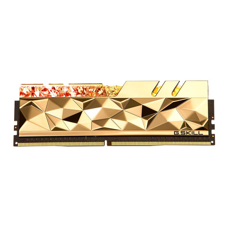 Memoria G.Skill Trident Z Royal Elite, RGB, 16GB (2x8GB), DDR4, 3600MHz, C14, Dourada, F4-3600C14D-16GTEGA