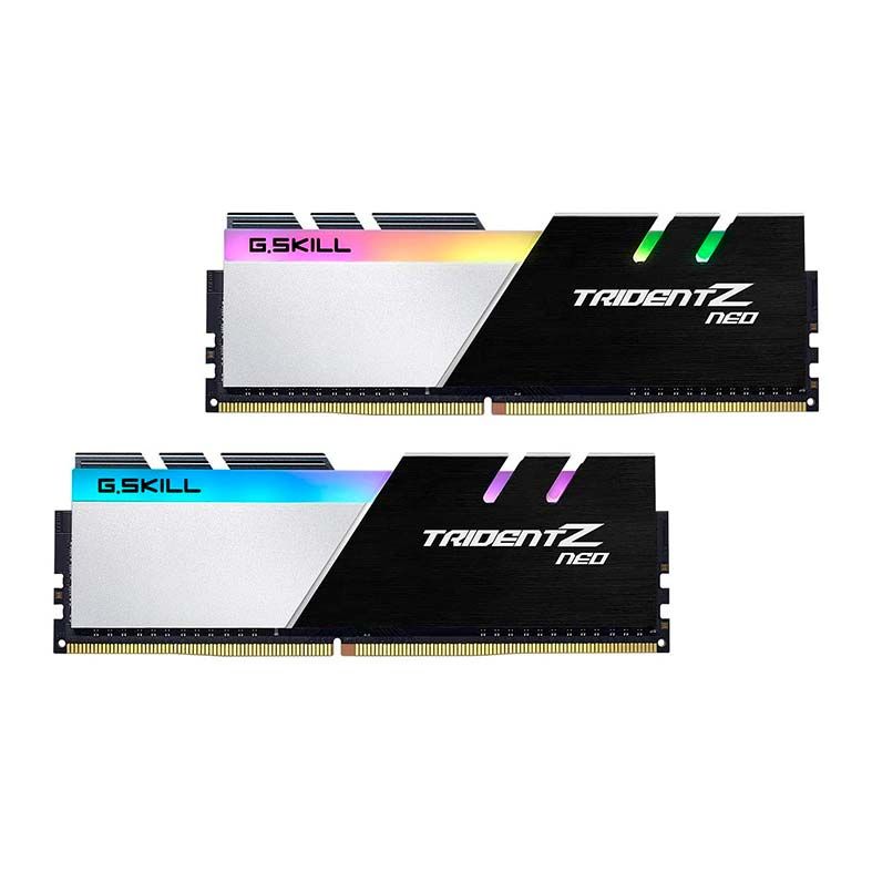Memoria G.Skill Trident Z Neo RGB 16GB (2x8) DDR4 3600MHz Preta/Prata, F4-3600C18D-16GTZN