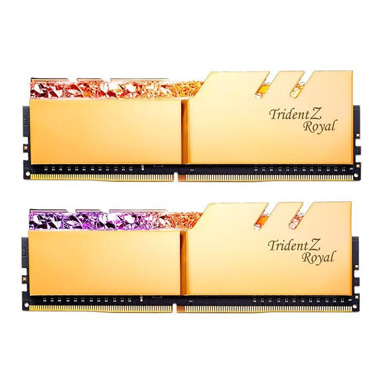 Memoria G.Skill Trident Z Royal RGB 16GB (2x8) DDR4 4000Mhz, F4-4000C16D-16GTRGA