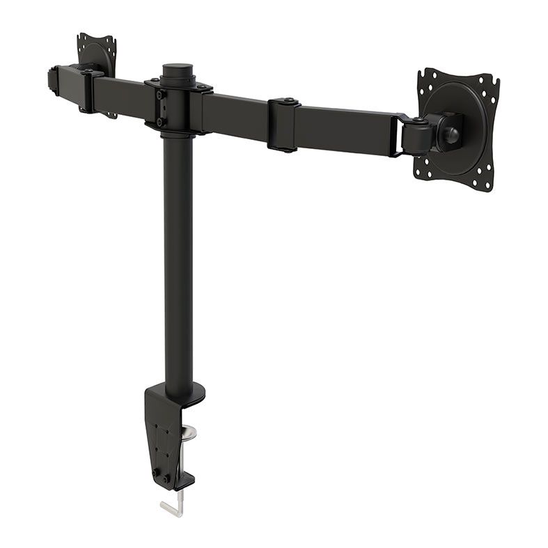 Suporte Multiarticulado de Mesa Para 2 Monitores ELG, 14 Pol. a 27 Pol., Preto, F50X2