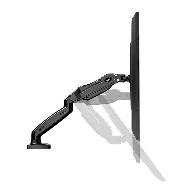 Suporte Articulado Com Pistao a Gas Para Monitor ELG, Com USB, 17 Pol. a 27 Pol., Preto, F90USB
