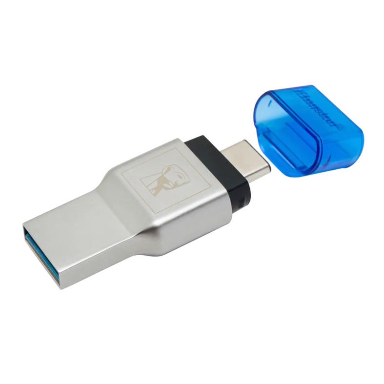 Leitor Cartao de Memoria Kingston MobileLite Duo 3C, USB 3.1/USB-C, FCR-ML3C