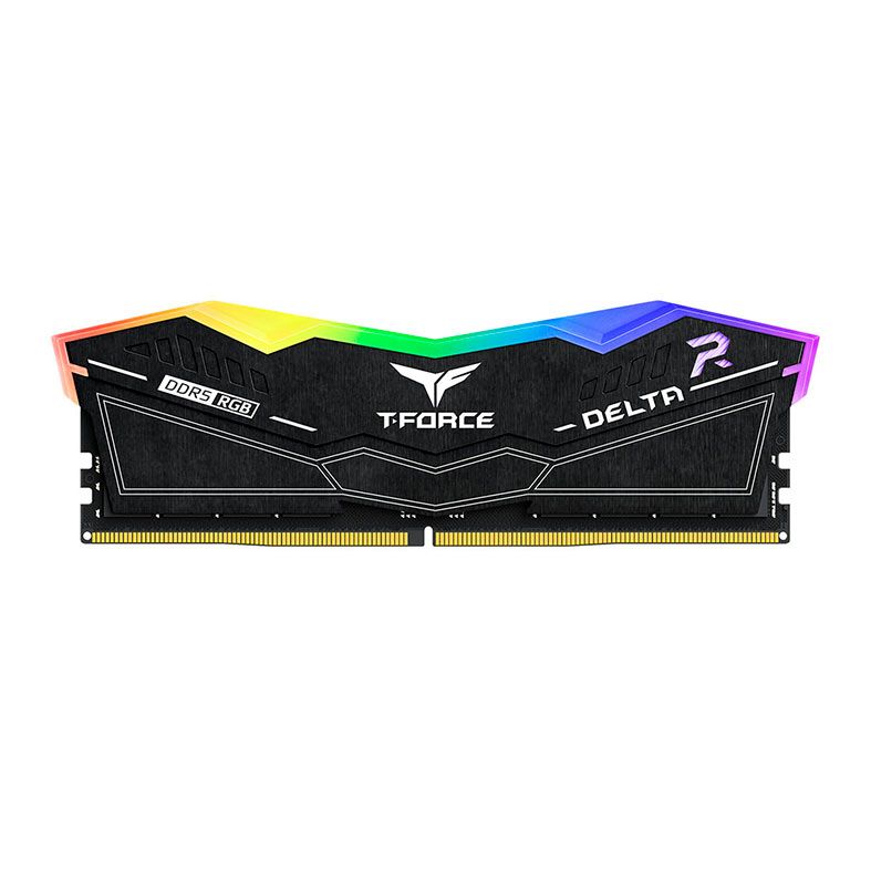 Memoria Team Group T-Force Delta, RGB, 16GB (1x16GB), DDR5, 6000MHz, C30, Preto, FF3D516G6000HC3001