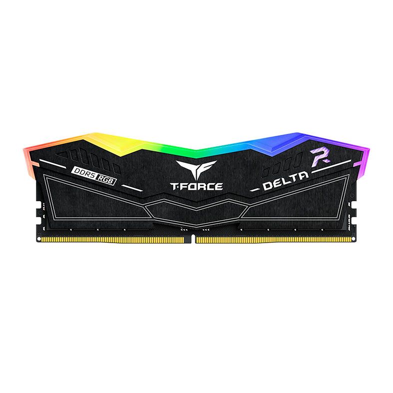 Memoria Team Group T-Force Delta, RGB, 16GB (1x16GB), DDR5, 6000MHz, C38, Preto, FF3D516G6000HC38A01