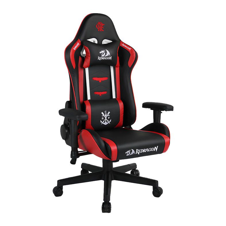 Cadeira Gamer Redragon Flamengo Glory, Vermelho e Preto, FL807
