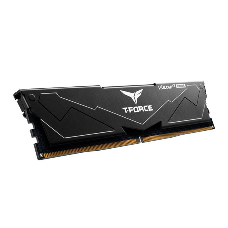 Memoria Team Group T-Force Vulcan A, 16GB (1x16GB), DDR5, 6000MHz, CL38, Preta, FLABD516G6000HC38A01