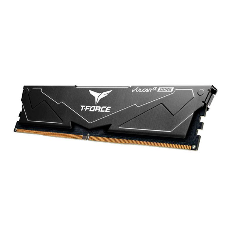Memoria Team Group T-Force Vulcan A, 16GB (1x16GB), DDR5, 6000MHz, CL38, Preta, FLABD516G6000HC38A01