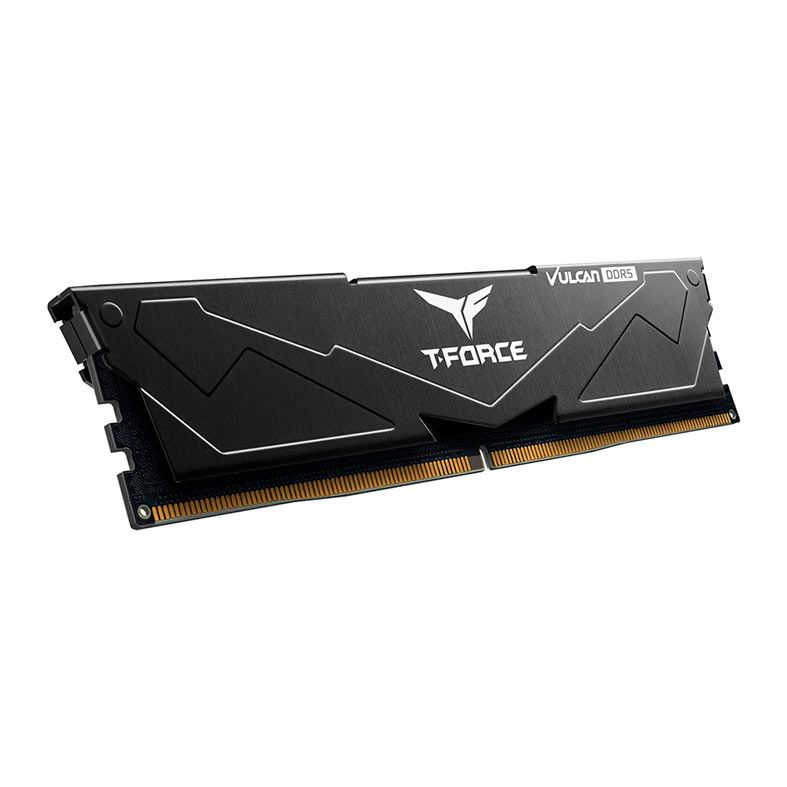 Memoria Team Group T-Force Vulcan, 16GB (2x8GB), DDR5, 5200MHz, C40, Preto, FLBD516G5200HC40CDC01