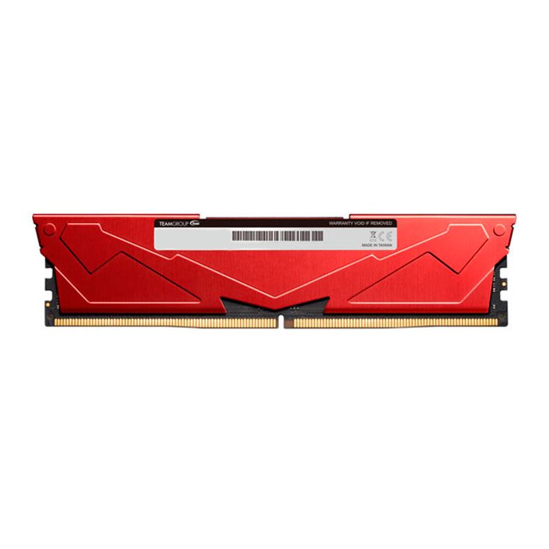 Memoria Team Group T-Force Vulcan, 16GB (1x16GB), 5200MHz, DDR5, CL40, Vermelha, FLRD516G5200HC40C01