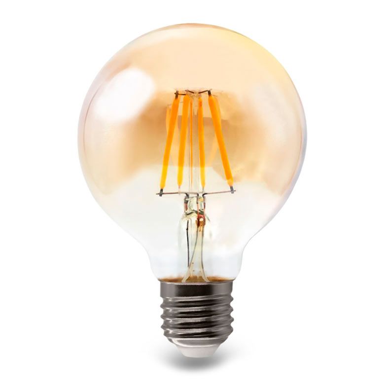 Lampada LED Filamento Vintage Flite G80, 4W, E27, 2200K, Bivolt, Luz Quente, FLT-G80-4W-V2