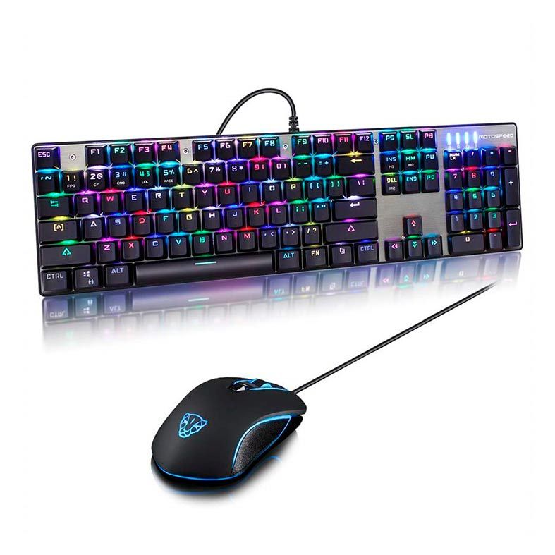 Kit Mouse e Teclado Motospeed CK888, FMSCB0003CBO