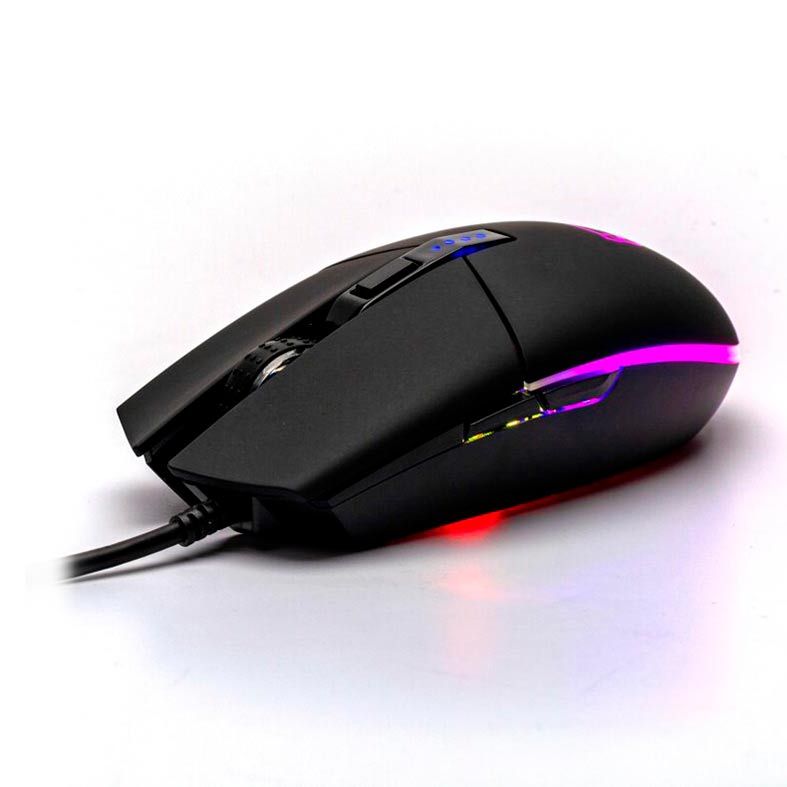 Mouse Gamer Motospeed V50 4000DPI RGB 6 Botoes Preto, FMSMS0005PTO
