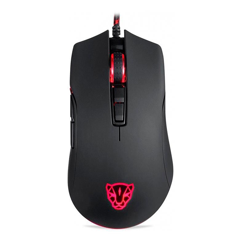 Mouse Gamer Motospeed V70, RGB, 12000DPI, 7 Botoes, Preto, FMSMS0007PTO
