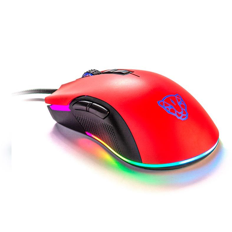 Mouse Gamer Motospeed V70 Essential 3500DPI RGB Vermelho, FMSMS0060VEM