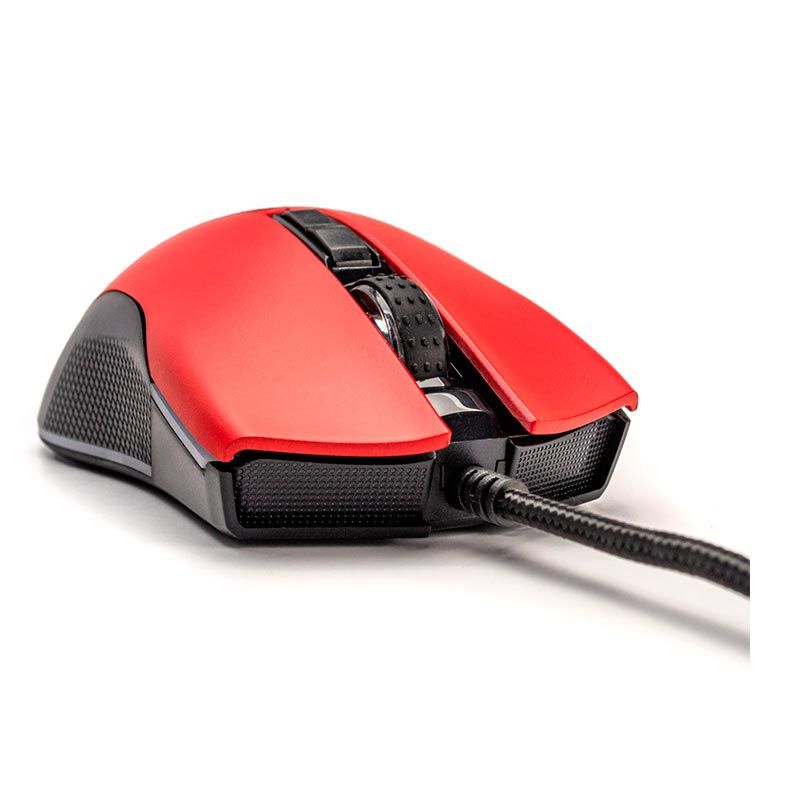 Mouse Gamer Motospeed V70 Essential 3500DPI RGB Vermelho, FMSMS0060VEM