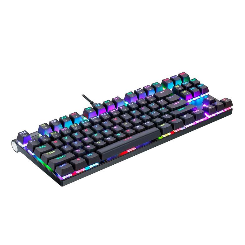 Teclado Mecanico Motospeed CK101 Preto RGB Switch Vermelho, FMSTC0008VEM