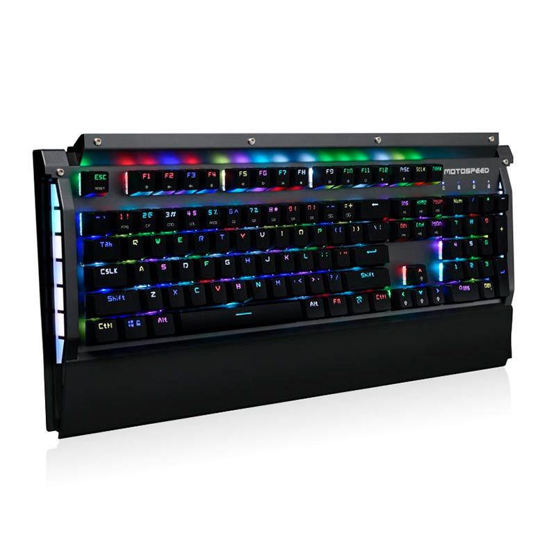 Teclado Mecanico Motospeed CK98 Preto RGB Switch Optico, FMSTC0010OPT
