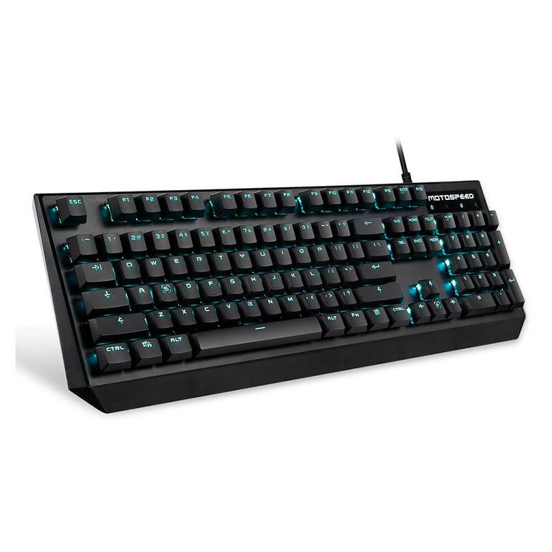 Teclado Mecanico Motospeed CK95 Preto Switch Azul Led Azul, FMSTC0029AZL